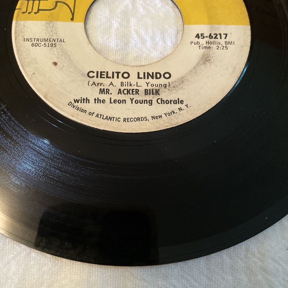 Mr. Acker Bilk Stranger On The Shore/Cielito Lindo 45RPM Atco Records 1962 - Picture 5 of 12